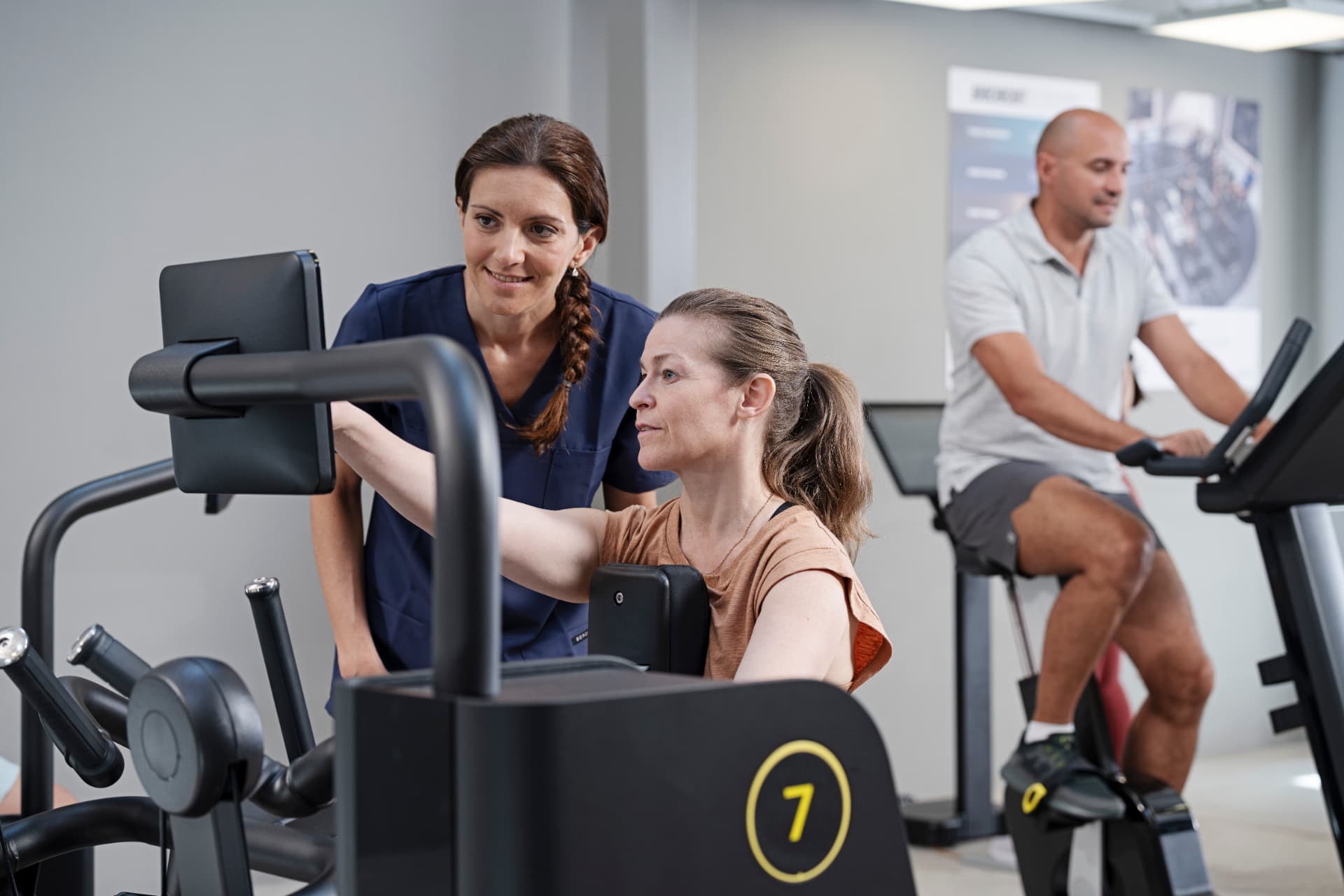 Persönlich begleitetes Training an modernen Technogym Geräten